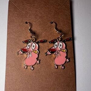 Courage The Cowardly Dog Earrings